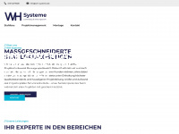 wh-systeme.de Webseite Vorschau