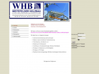 whb-zimmerei.de Webseite Vorschau