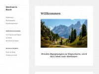 whbauer.de Webseite Vorschau