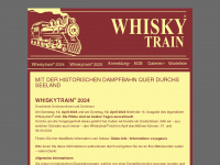 whiskytrain.ch Webseite Vorschau