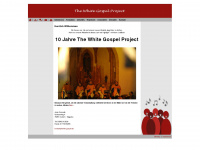 white-gospel.de Webseite Vorschau