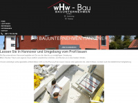 whw-bau.de Webseite Vorschau