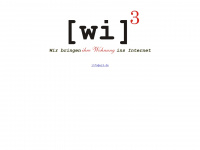 wi3.de Webseite Vorschau