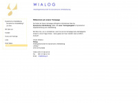 wialog.ch Webseite Vorschau