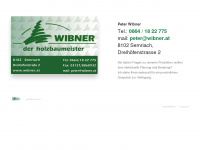 wibner.at Webseite Vorschau