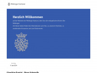 wiblinger-kantorei.de Webseite Vorschau