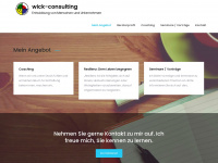 wick-consulting.de Webseite Vorschau
