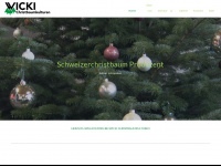 wicki-christbaum.ch Webseite Vorschau