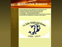 widderclub-bremen.de Webseite Vorschau