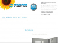 widmann-haustechnik.de Webseite Vorschau