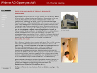 widmer-ag.ch Webseite Vorschau