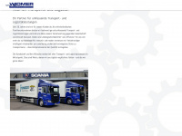 widmer-logistics.ch Webseite Vorschau