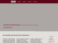 wiedemann-pension.de Webseite Vorschau