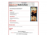 wiehler-ballettschule.de Webseite Vorschau