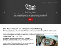 wiener-walzer.at Webseite Vorschau