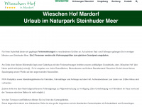 wieschen-hof-mardorf.de Webseite Vorschau