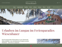wiesenbauer.at Webseite Vorschau