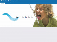 wieser-wasser.ch Webseite Vorschau