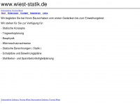 wiest-statik.de Webseite Vorschau
