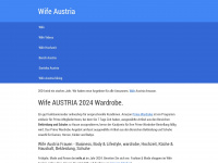 wife.at Webseite Vorschau