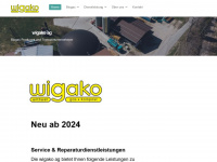 wigako.ch Webseite Vorschau