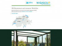 wigasol.at Webseite Vorschau