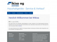 wikisa.ch Webseite Vorschau