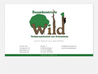 wild-baumpflege.de Webseite Vorschau