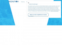 wildalp.at Webseite Vorschau