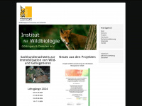 wildbiologie-institut.de Webseite Vorschau