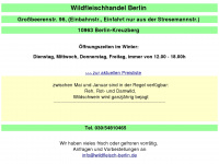 wildfleisch-berlin.de Webseite Vorschau