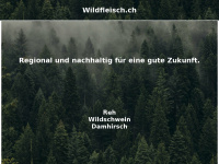 wildfleisch.ch Webseite Vorschau