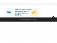 wildi.ch Webseite Vorschau