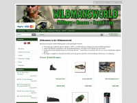 wildmansworld.de Webseite Vorschau