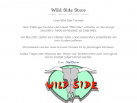 wildside.at Webseite Vorschau