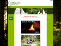 wildspur.ch Webseite Vorschau