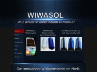 wildwarner.at Webseite Vorschau