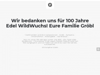 wildwuchs-groebl.at Webseite Vorschau