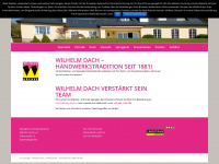 wilhelm-dach.at Webseite Vorschau