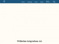 wilhelm-geigenbau.ch Webseite Vorschau