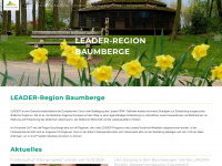 leader-baumberge.de Webseite Vorschau