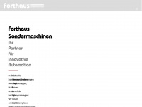 forthaus.com Webseite Vorschau