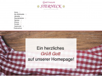 gasthaus-sterneck.de Webseite Vorschau