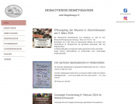 webereimuseum-ziemetshausen.de Webseite Vorschau