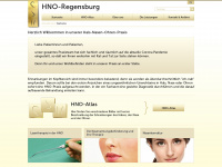 hno-regensburg.de Webseite Vorschau