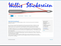 willis-stickereien.ch Webseite Vorschau