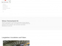 wimec.ch Webseite Vorschau