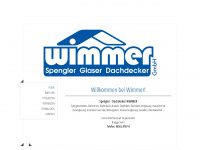 wimmer-dach.at Webseite Vorschau