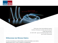 wimmer-elektro.at Webseite Vorschau