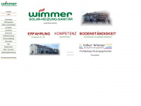 wimmer-heizung.de Webseite Vorschau